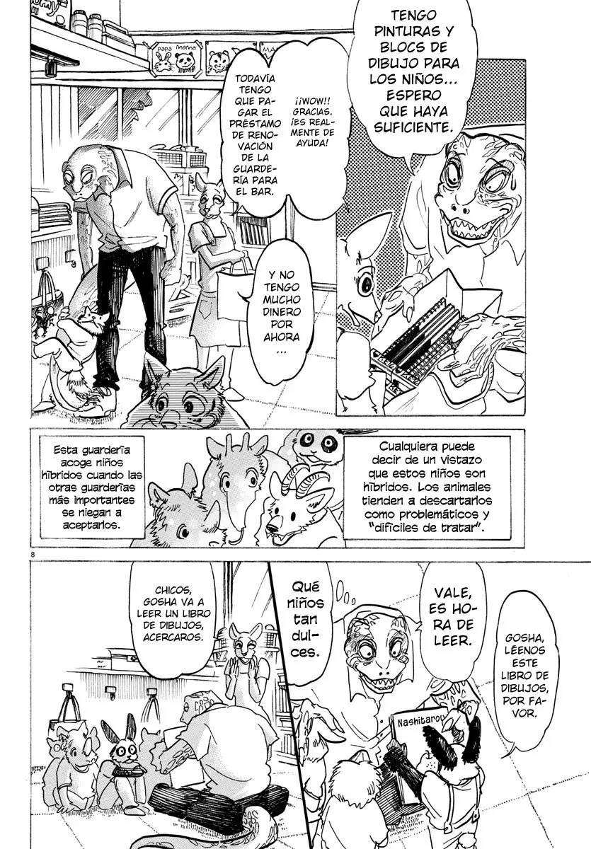 Beastars capítulo 142, página 10