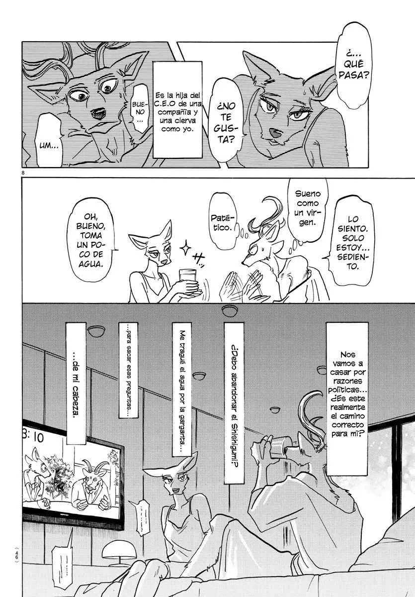 Beastars capítulo 143, página 10