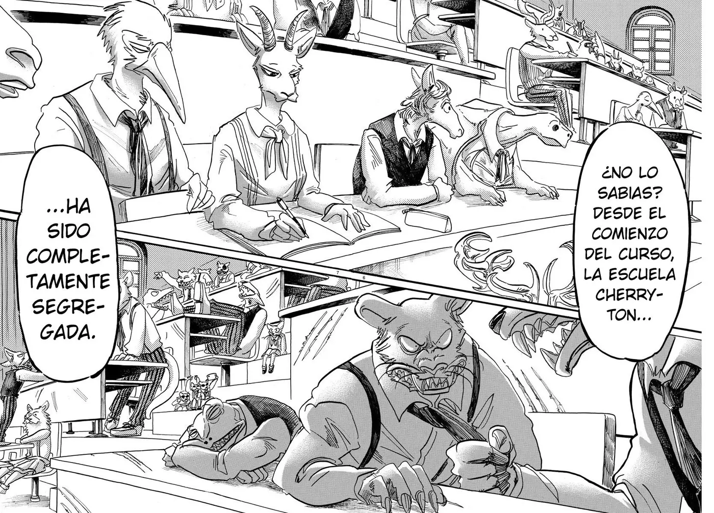 Beastars capítulo 152, página 8