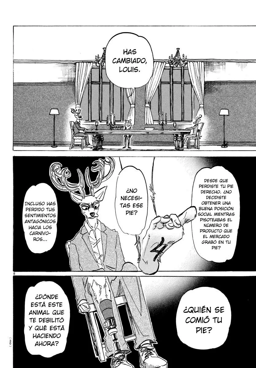 Beastars capítulo 157, página 10