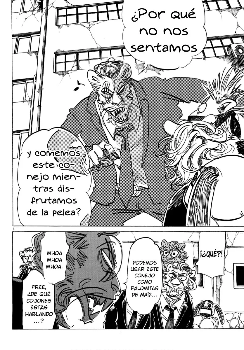 Beastars capítulo 185, página 8