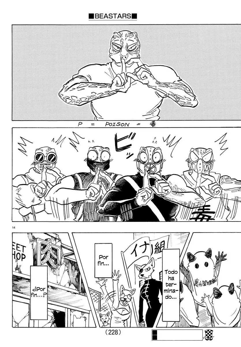 Beastars capítulo 192, página 14