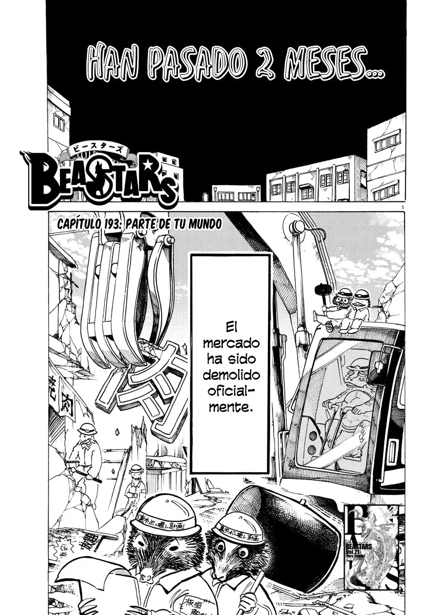 Beastars capítulo 193, página 3