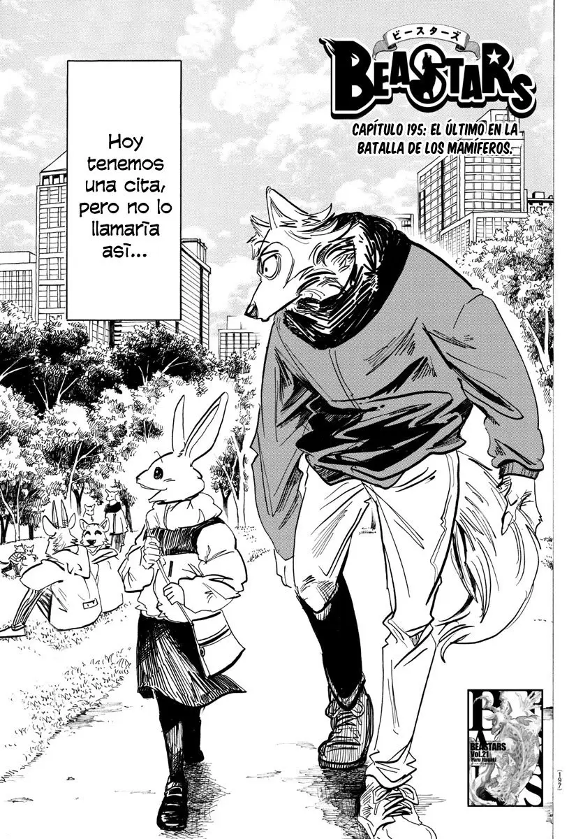 Beastars capítulo 195, página 3
