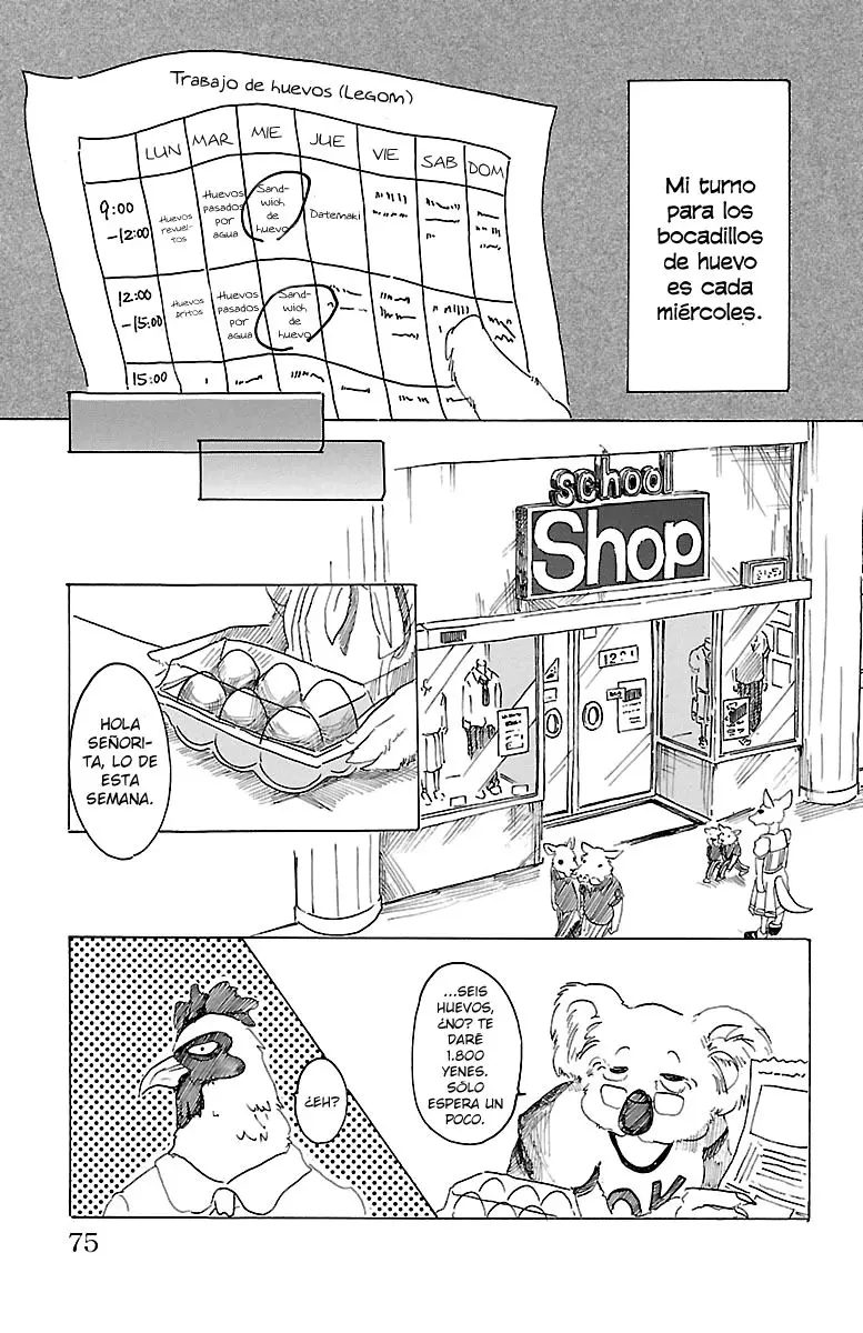 Beastars capítulo 20, página 8