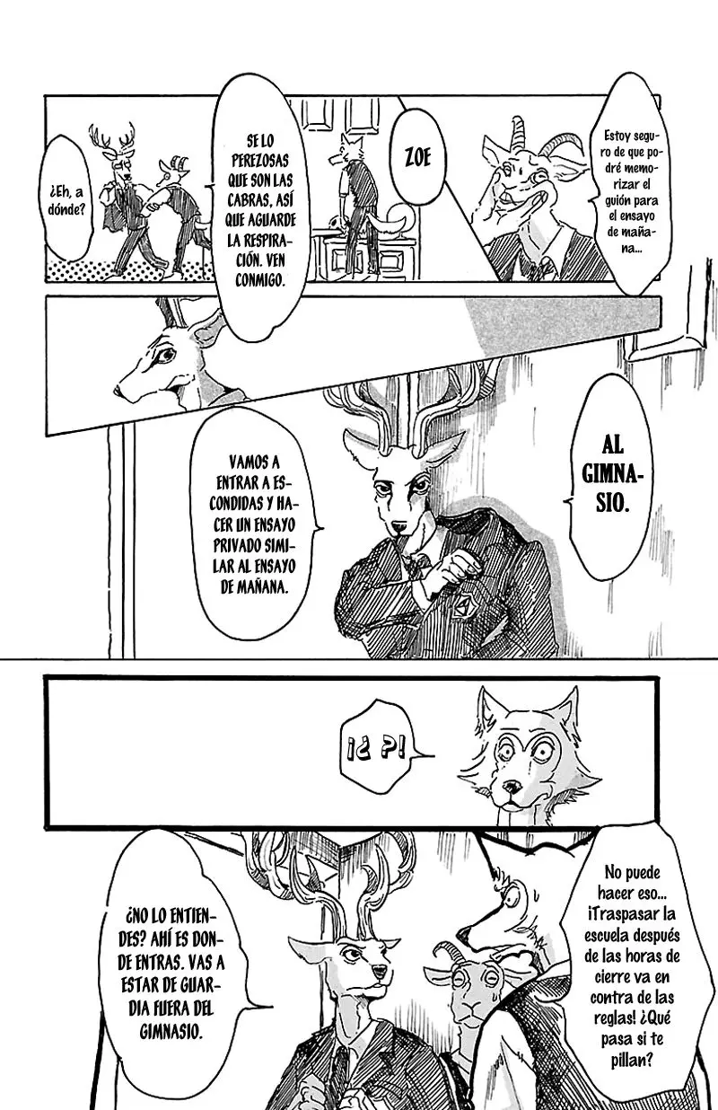 Beastars capítulo 3, página 13