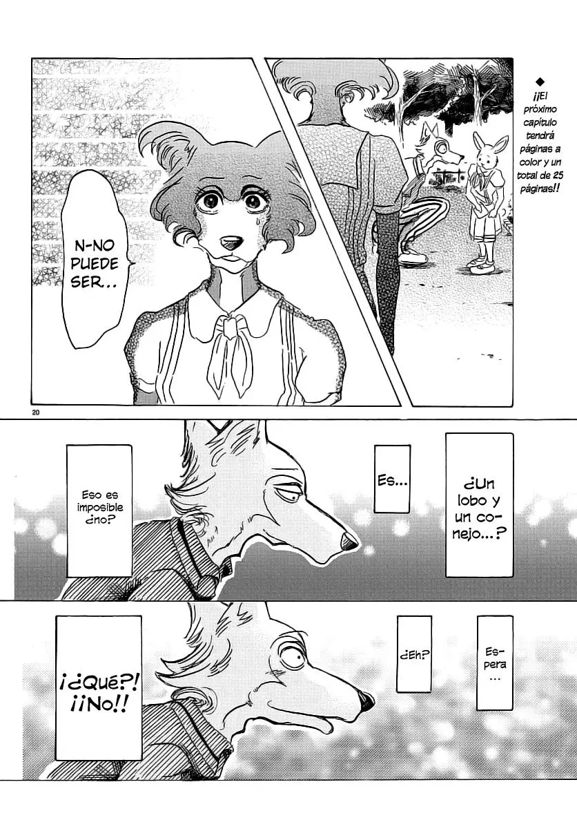 Beastars capítulo 32, página 20