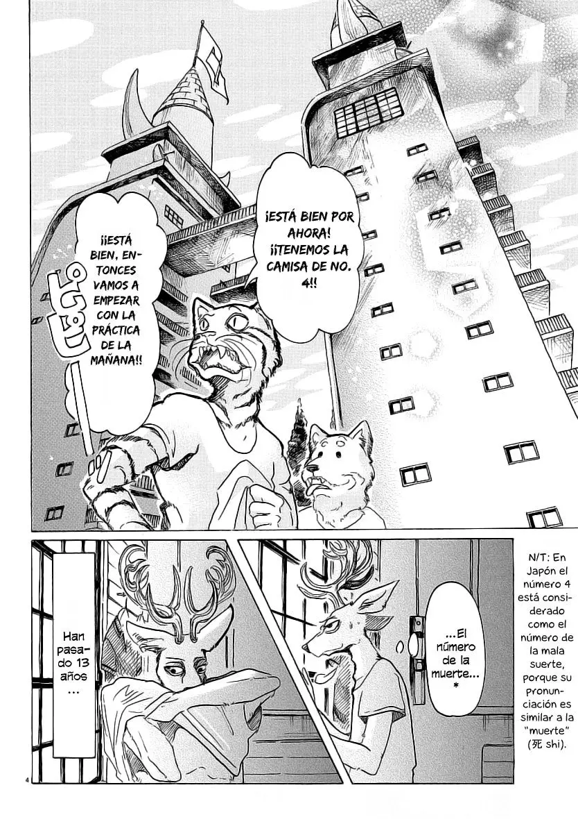 Beastars capítulo 33, página 6