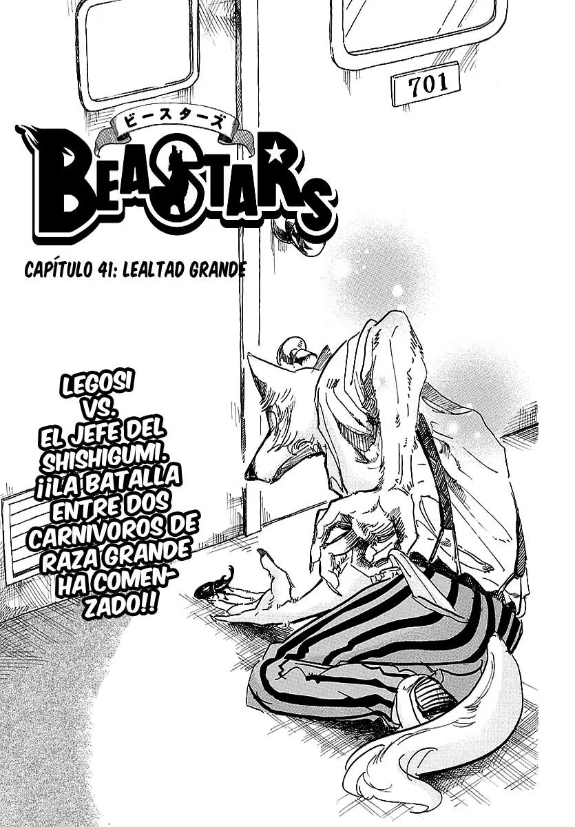 Beastars capítulo 41, página 2