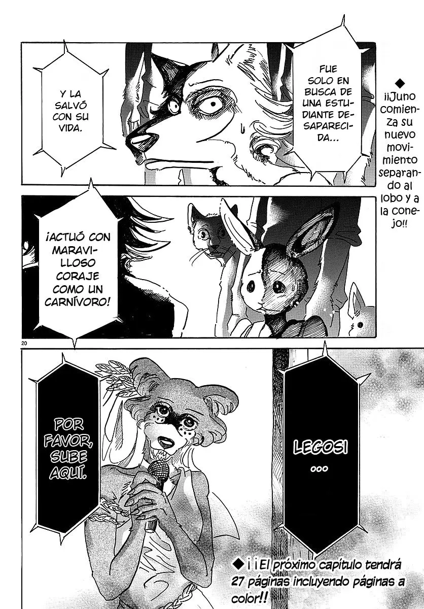 Beastars capítulo 46, página 20