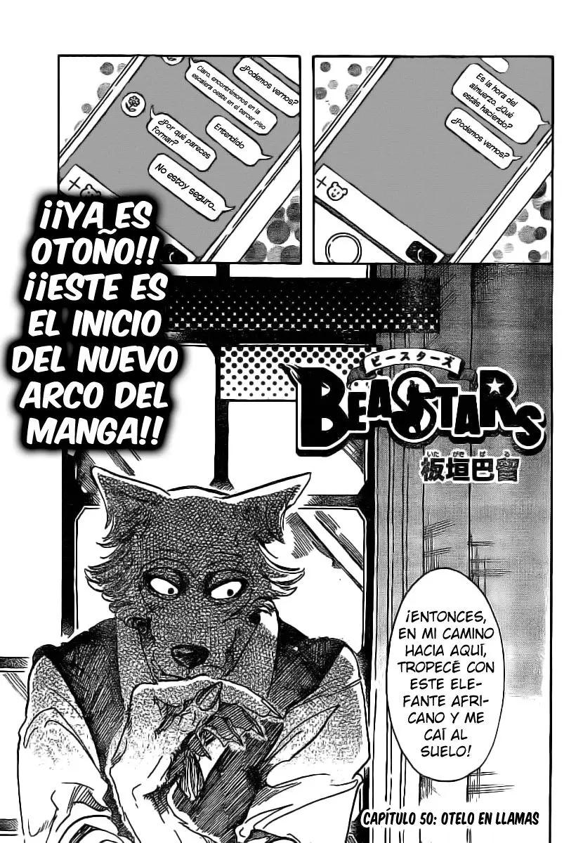 Beastars capítulo 50, página 2
