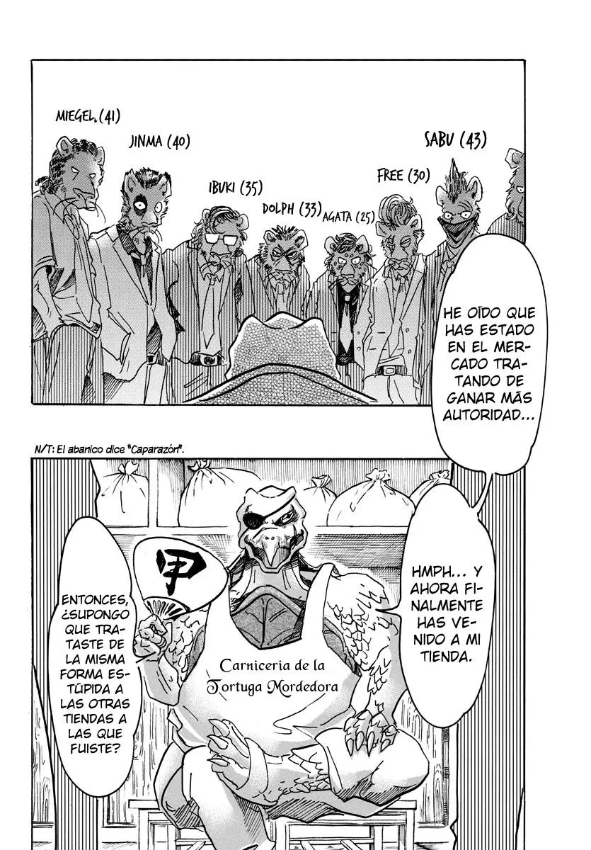 Beastars capítulo 56, página 3