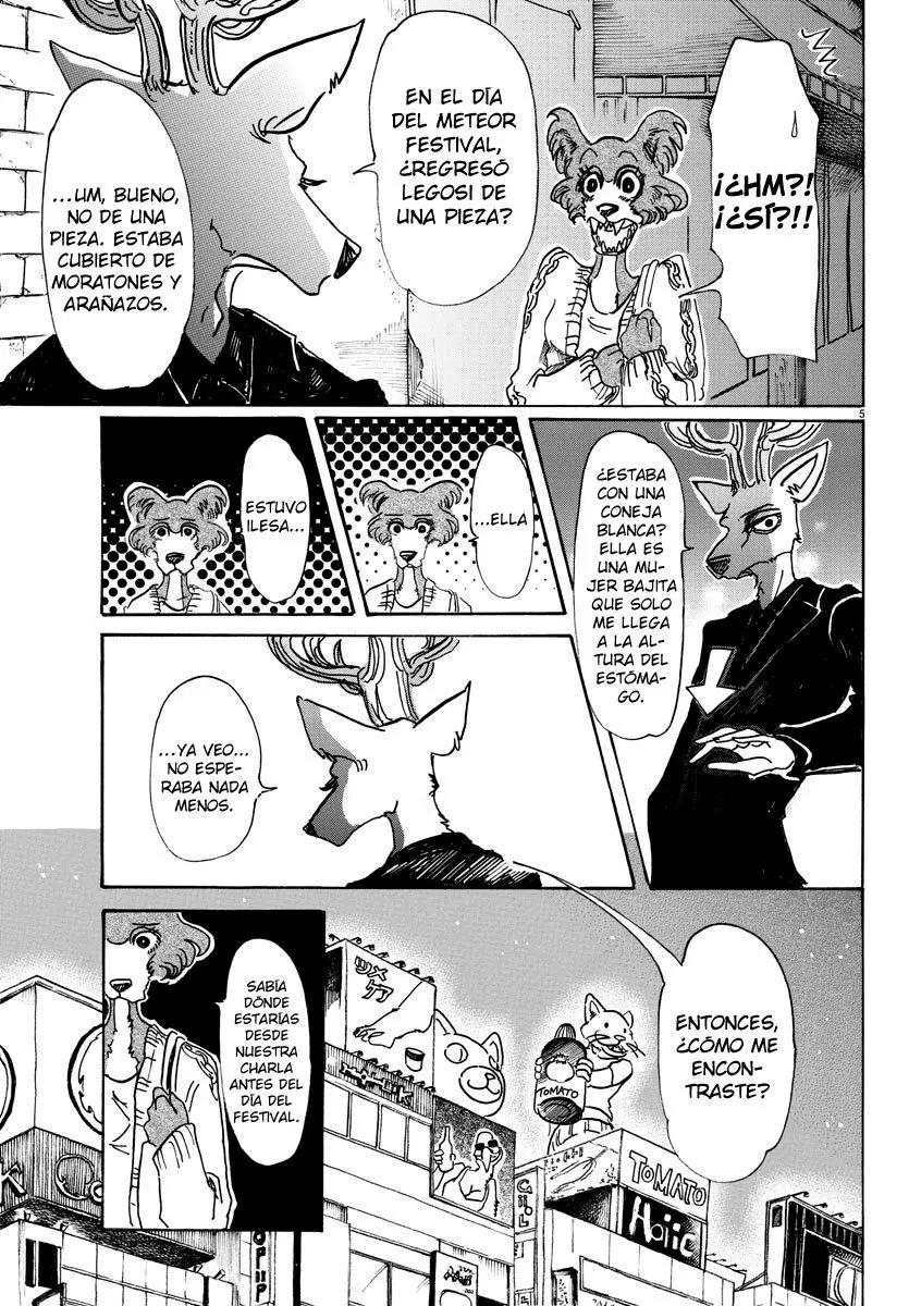 Beastars capítulo 57, página 5