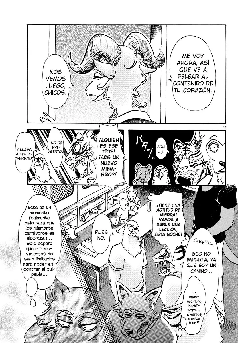 Beastars capítulo 58, página 14
