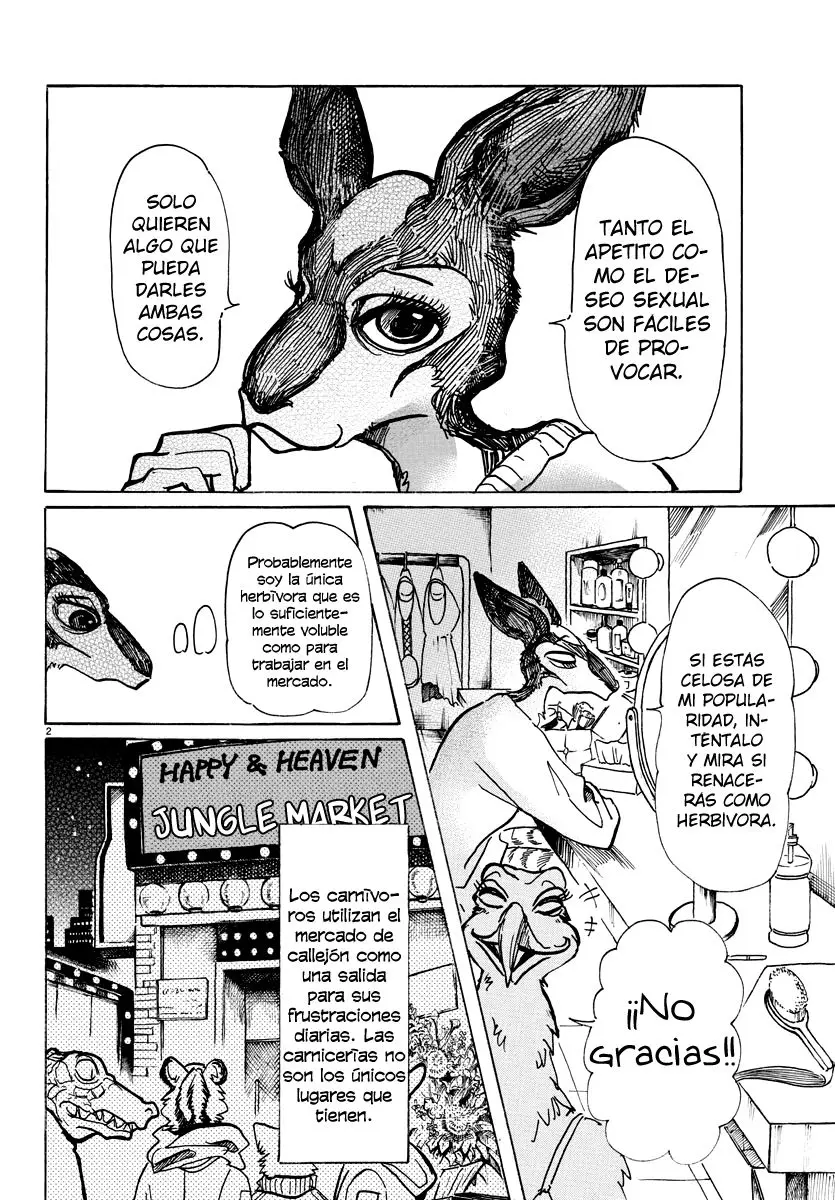Beastars capítulo 64, página 3