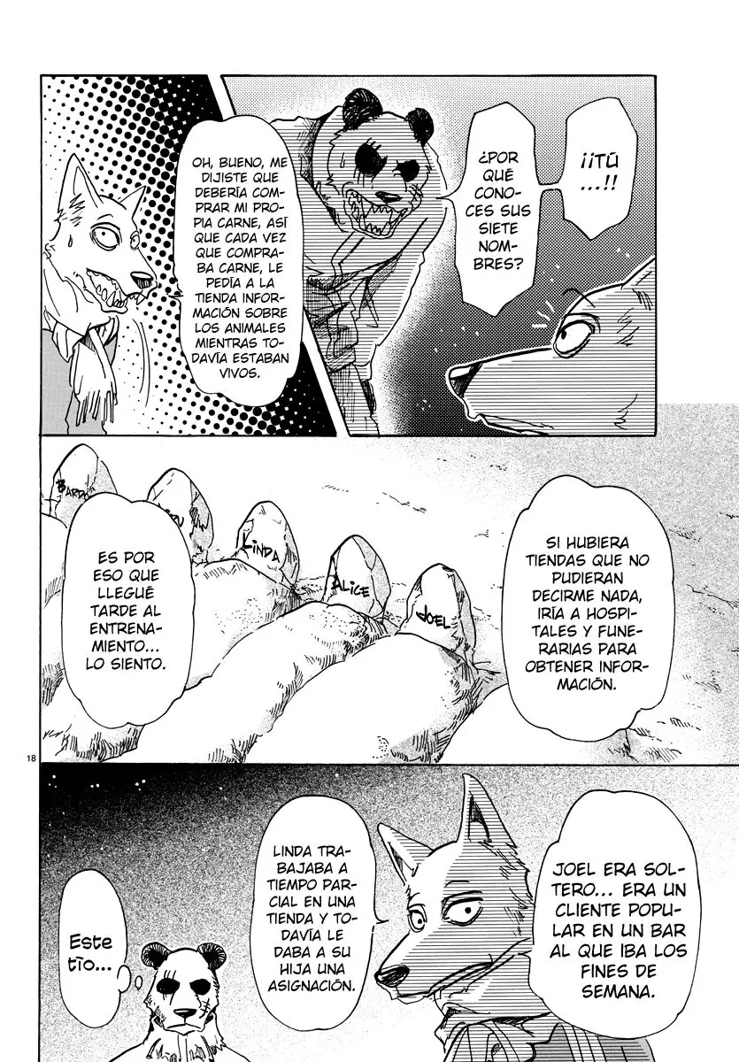 Beastars capítulo 66, página 18