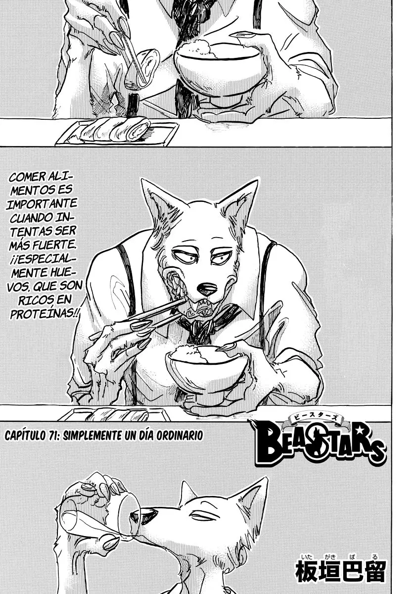 Beastars capítulo 71, página 2