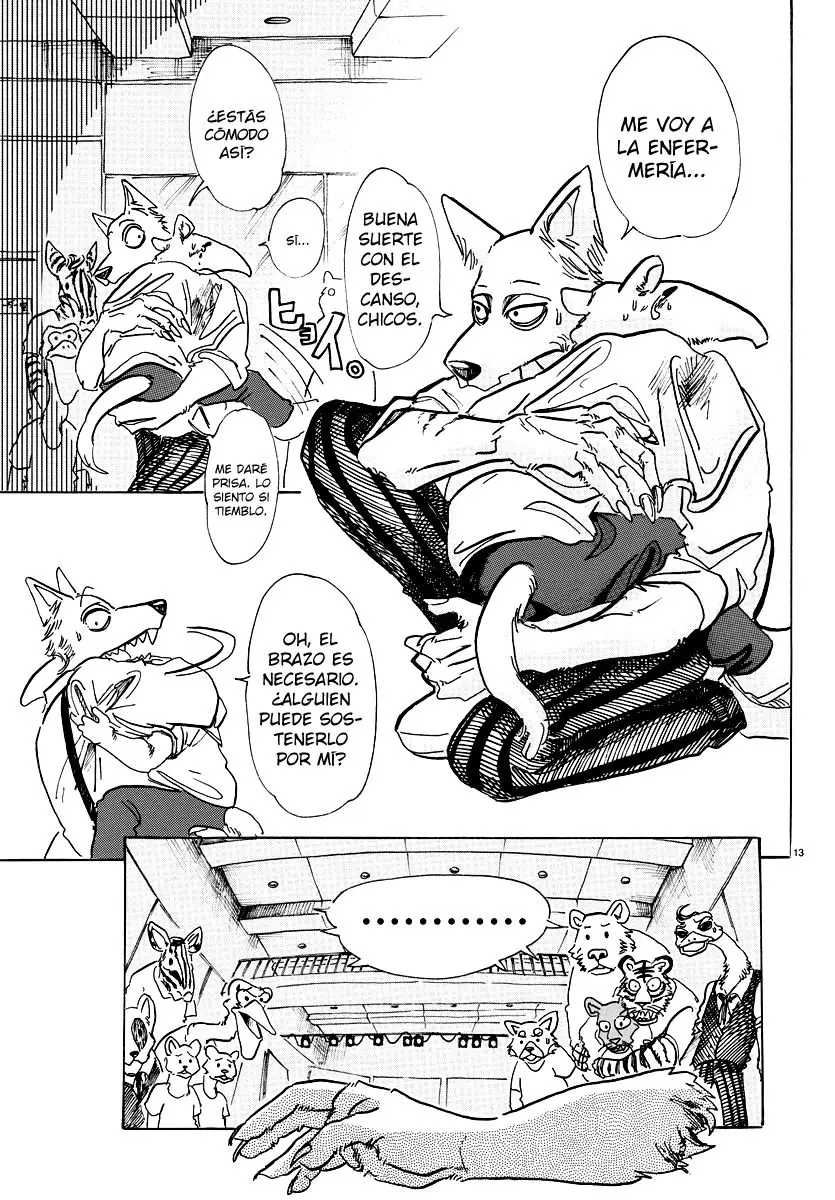Beastars capítulo 71, página 13