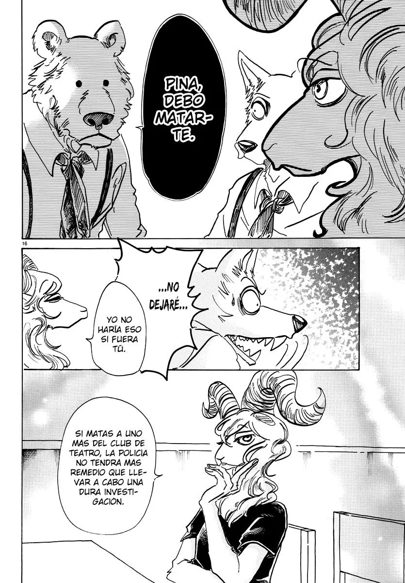 Beastars capítulo 72, página 16