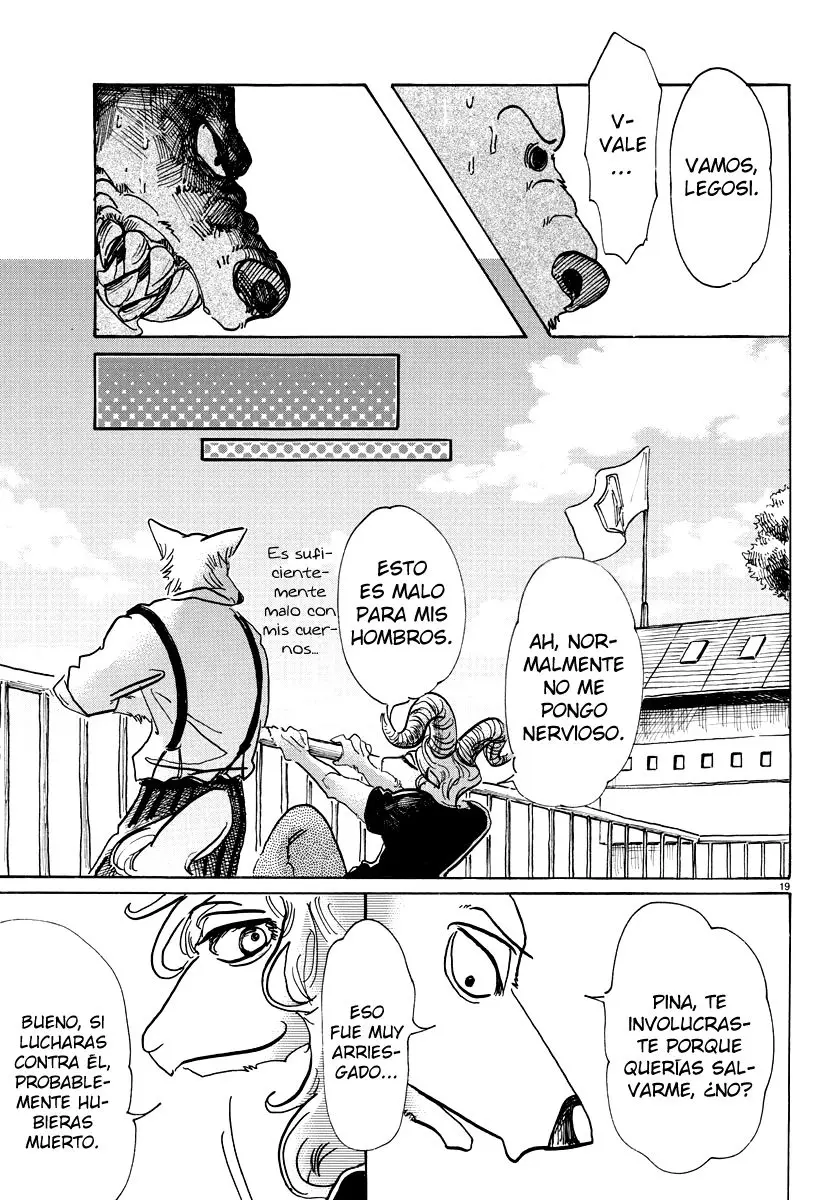 Beastars capítulo 72, página 19