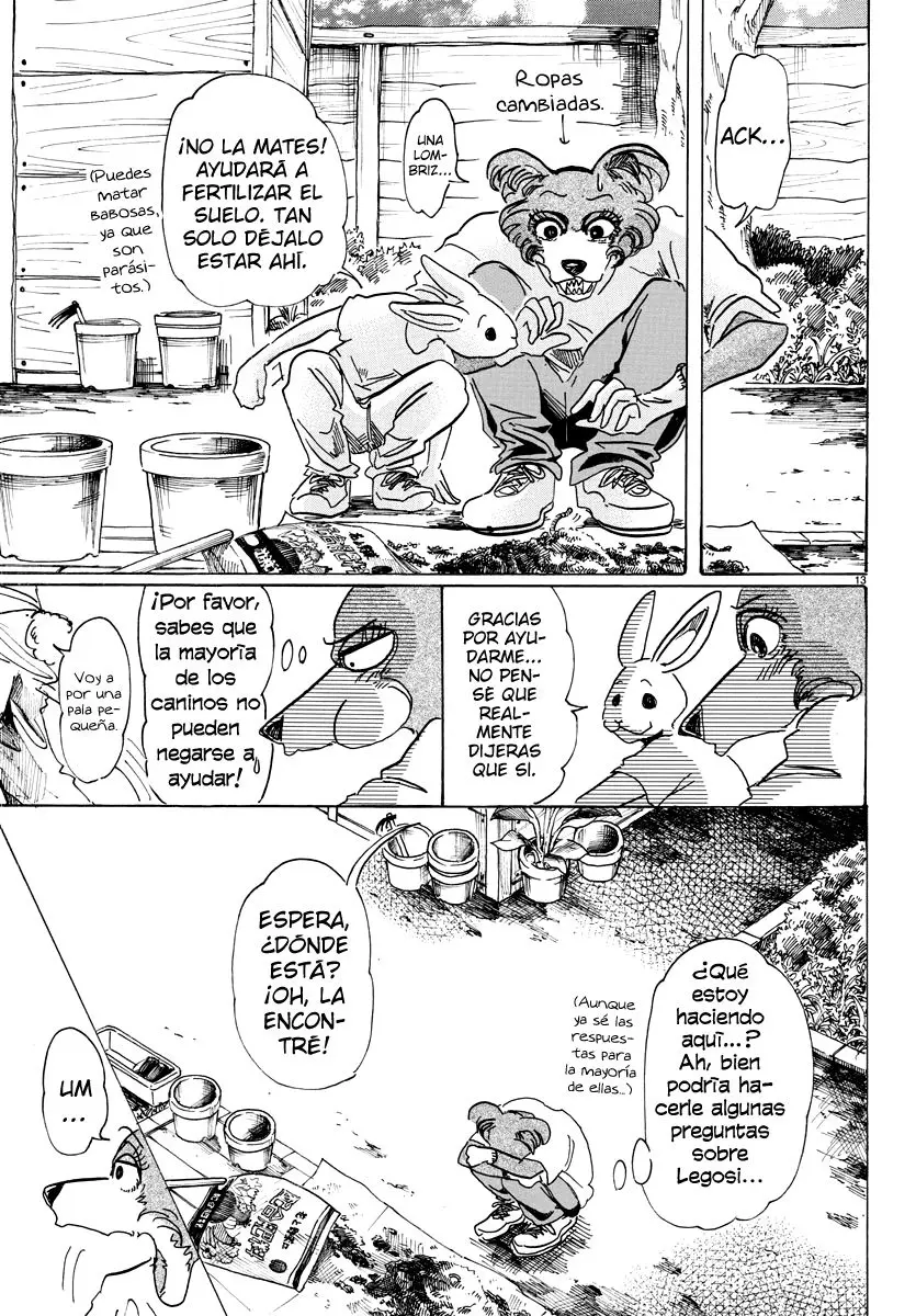 Beastars capítulo 79, página 14