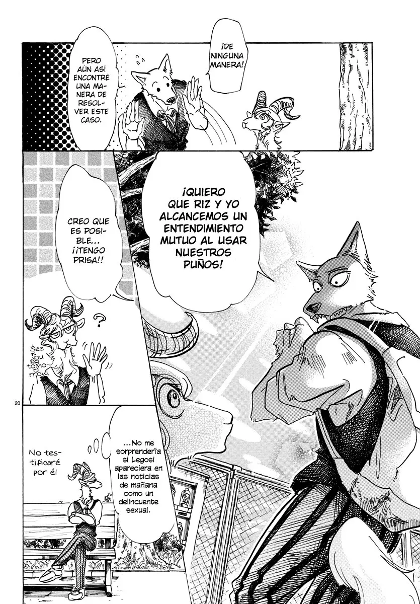 Beastars capítulo 81, página 20