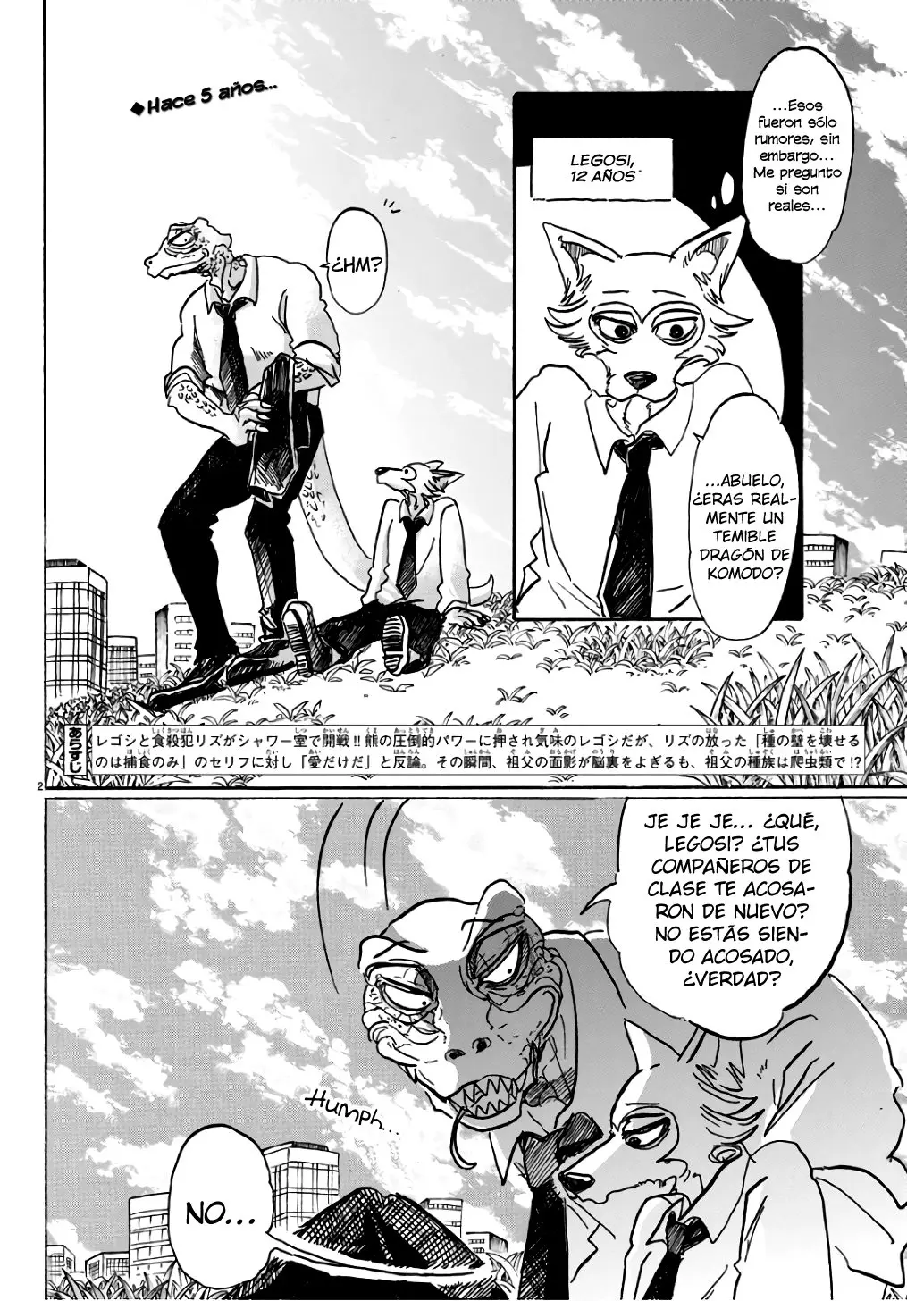 Beastars capítulo 85, página 3