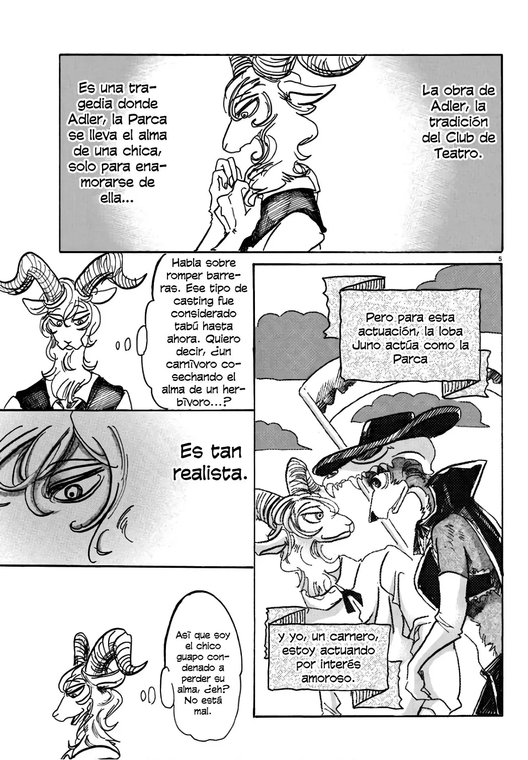 Beastars capítulo 87, página 6