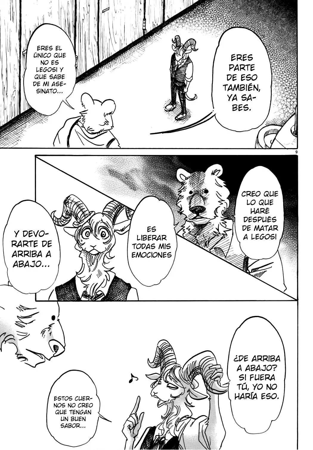 Beastars capítulo 87, página 10