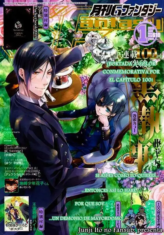 Black Butler capítulo 100, página 1