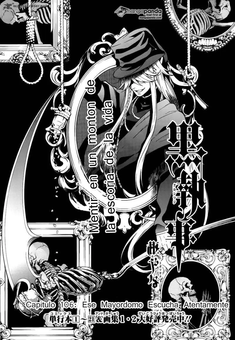 Black Butler capítulo 106, página 2
