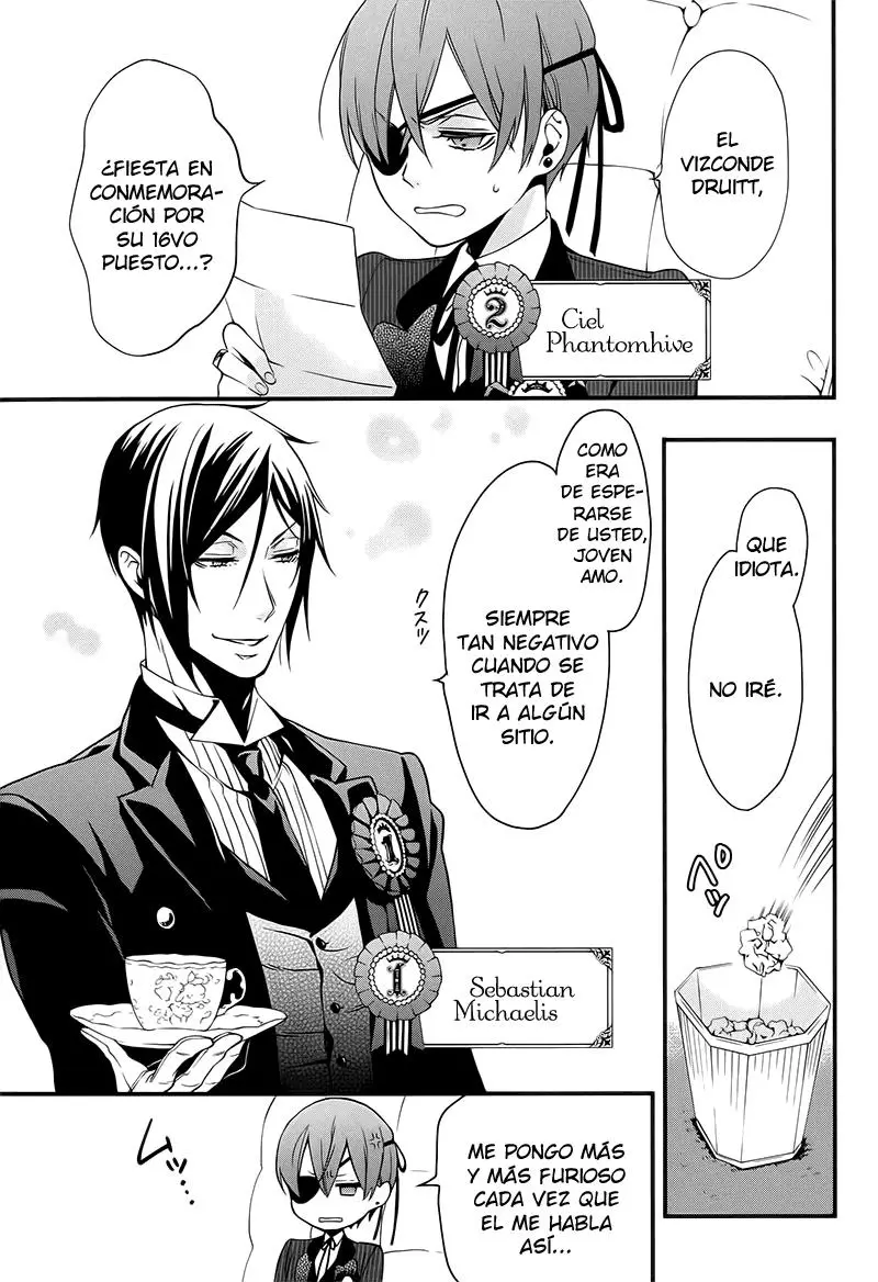 Black Butler capítulo 107.05, página 7