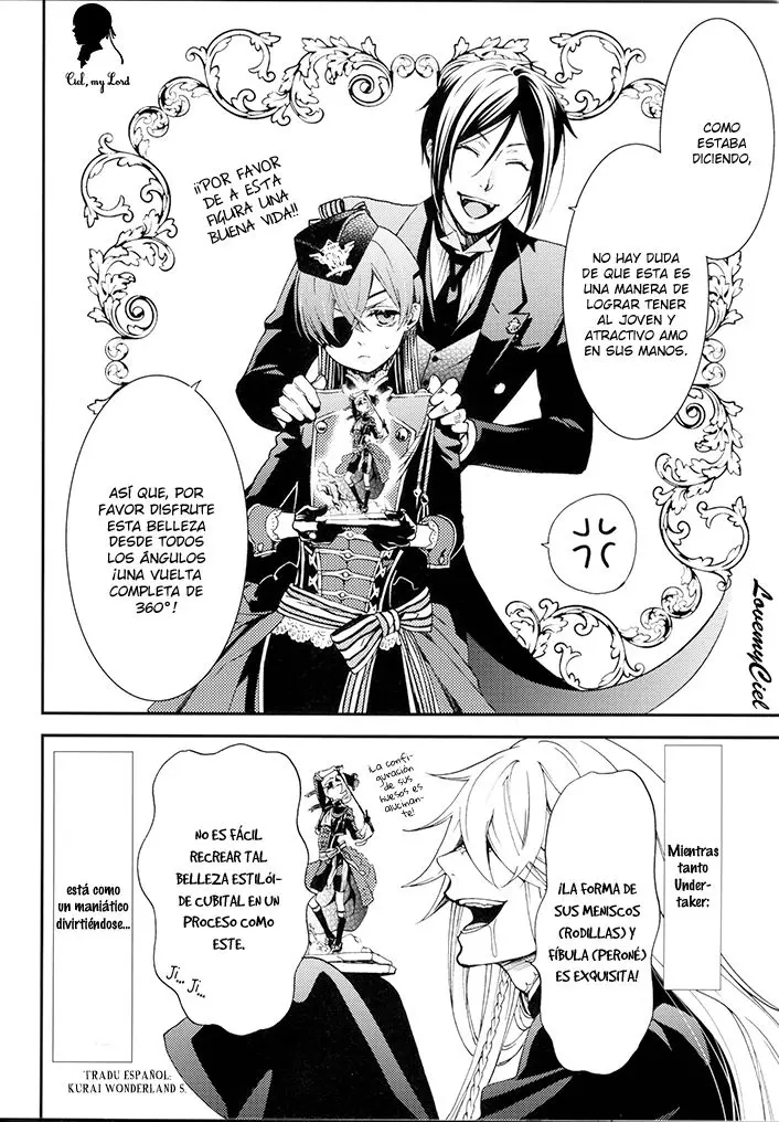 Black Butler capítulo 126.5, página 6