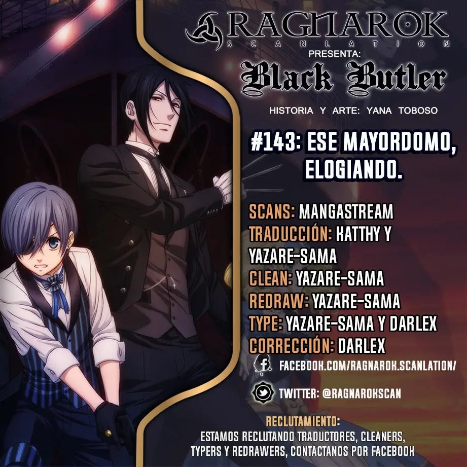 Black Butler capítulo 143, página 1