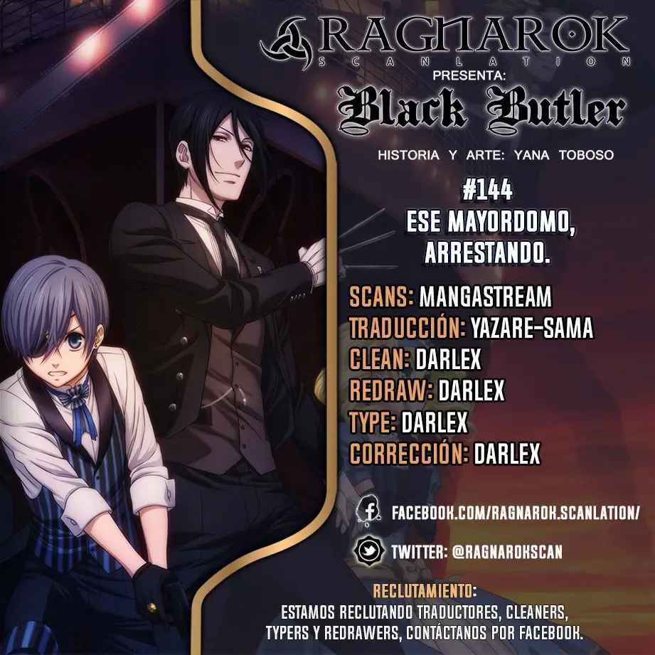 Black Butler capítulo 144, página 1