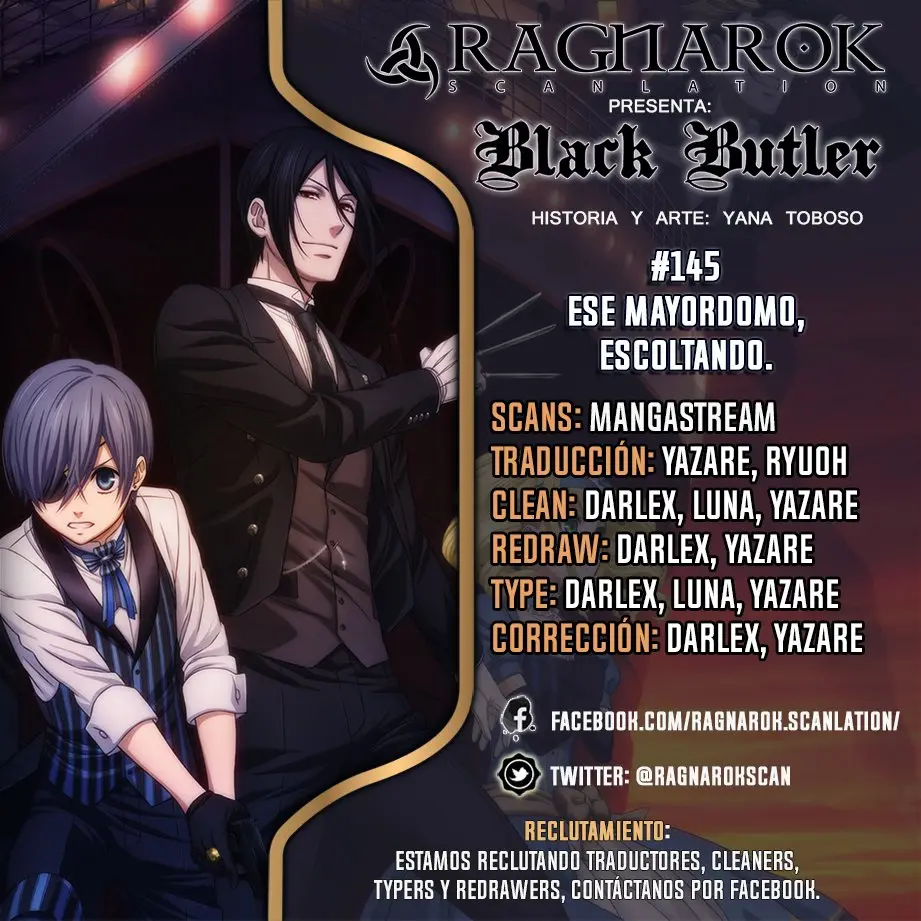 Black Butler capítulo 145, página 1