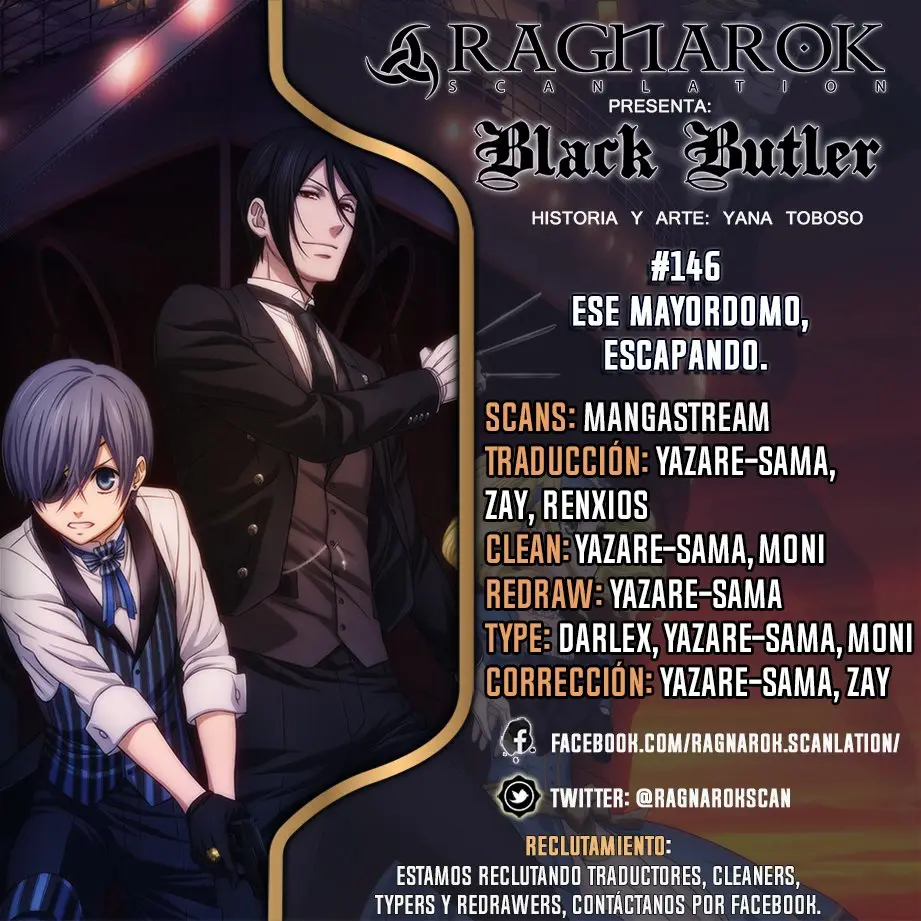 Black Butler capítulo 146, página 1