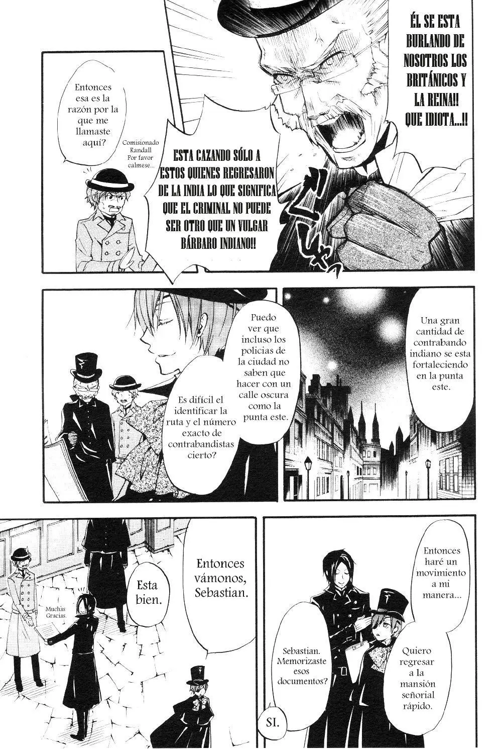 Black Butler capítulo 15, página 12