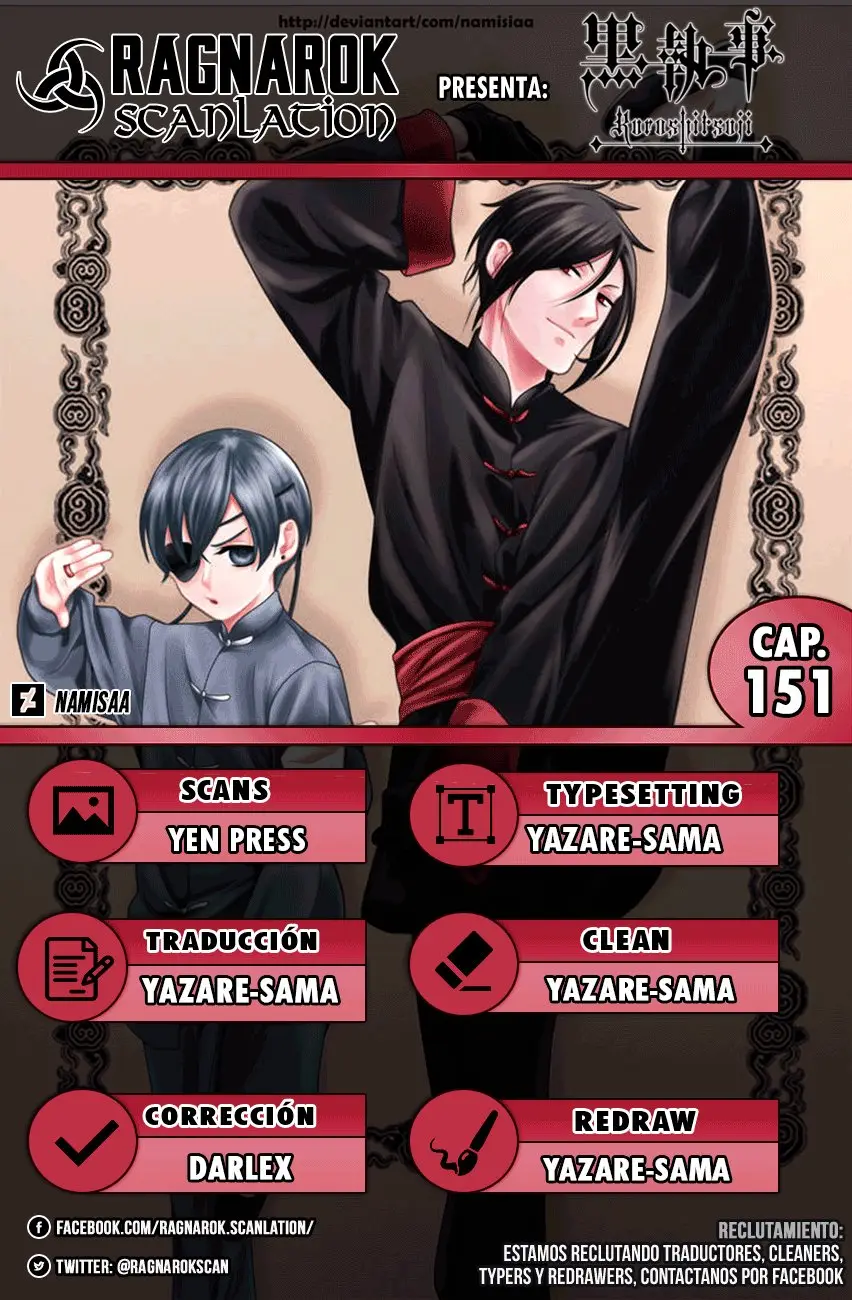 Black Butler capítulo 151, página 1