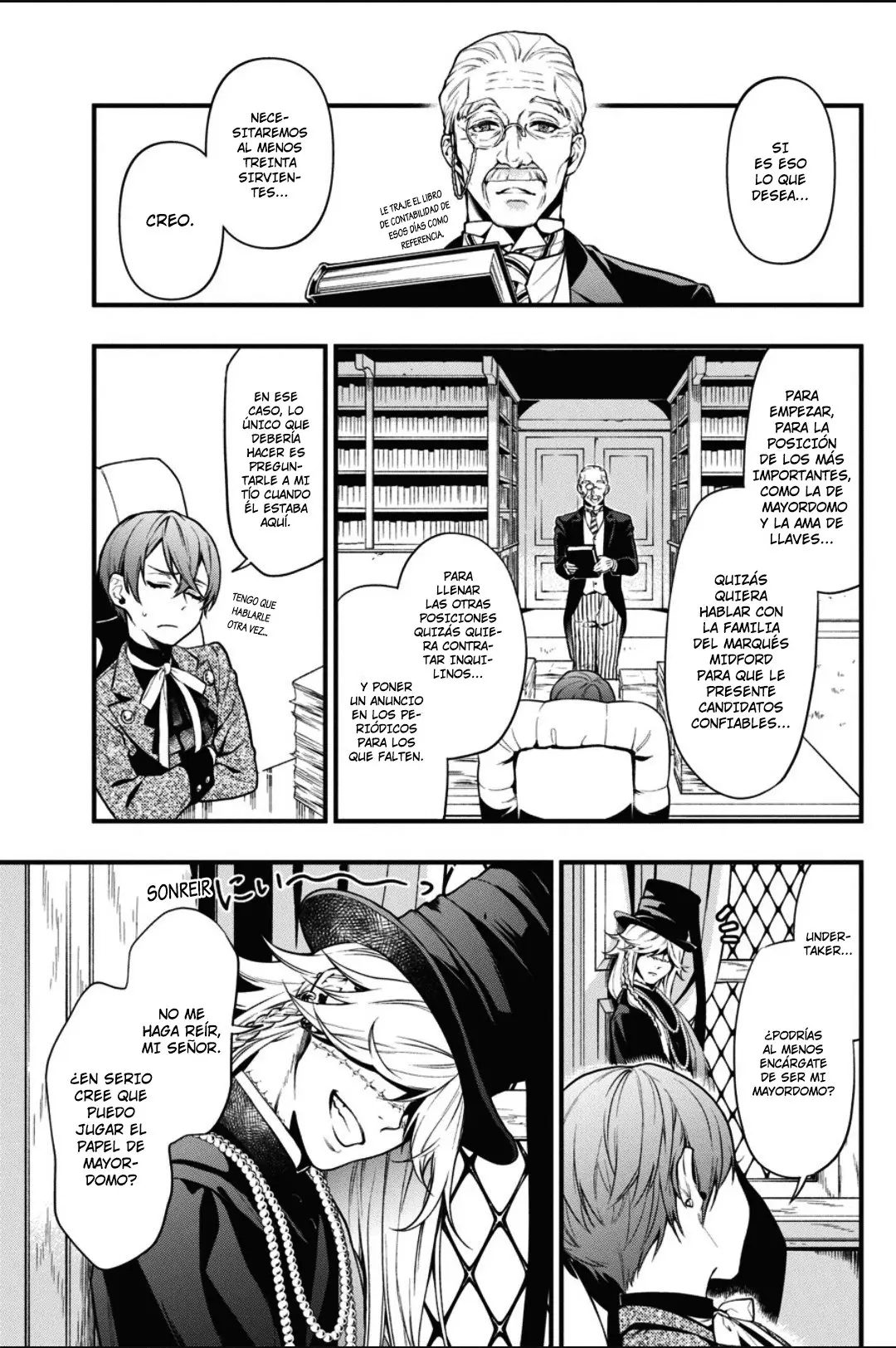 Black Butler capítulo 151, página 14