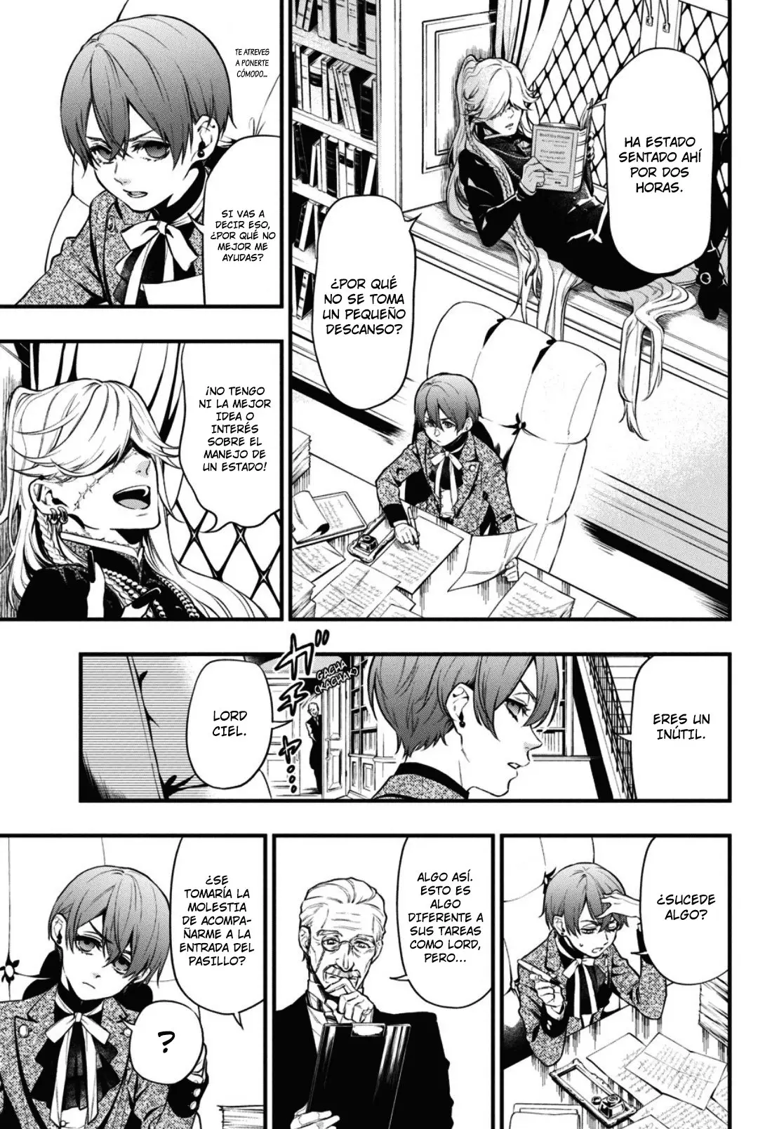 Black Butler capítulo 151, página 16
