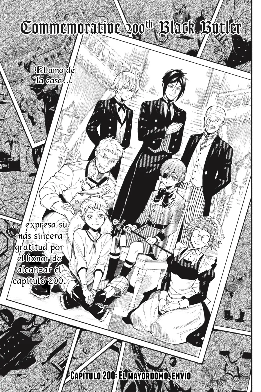 Black Butler capítulo 200, página 2