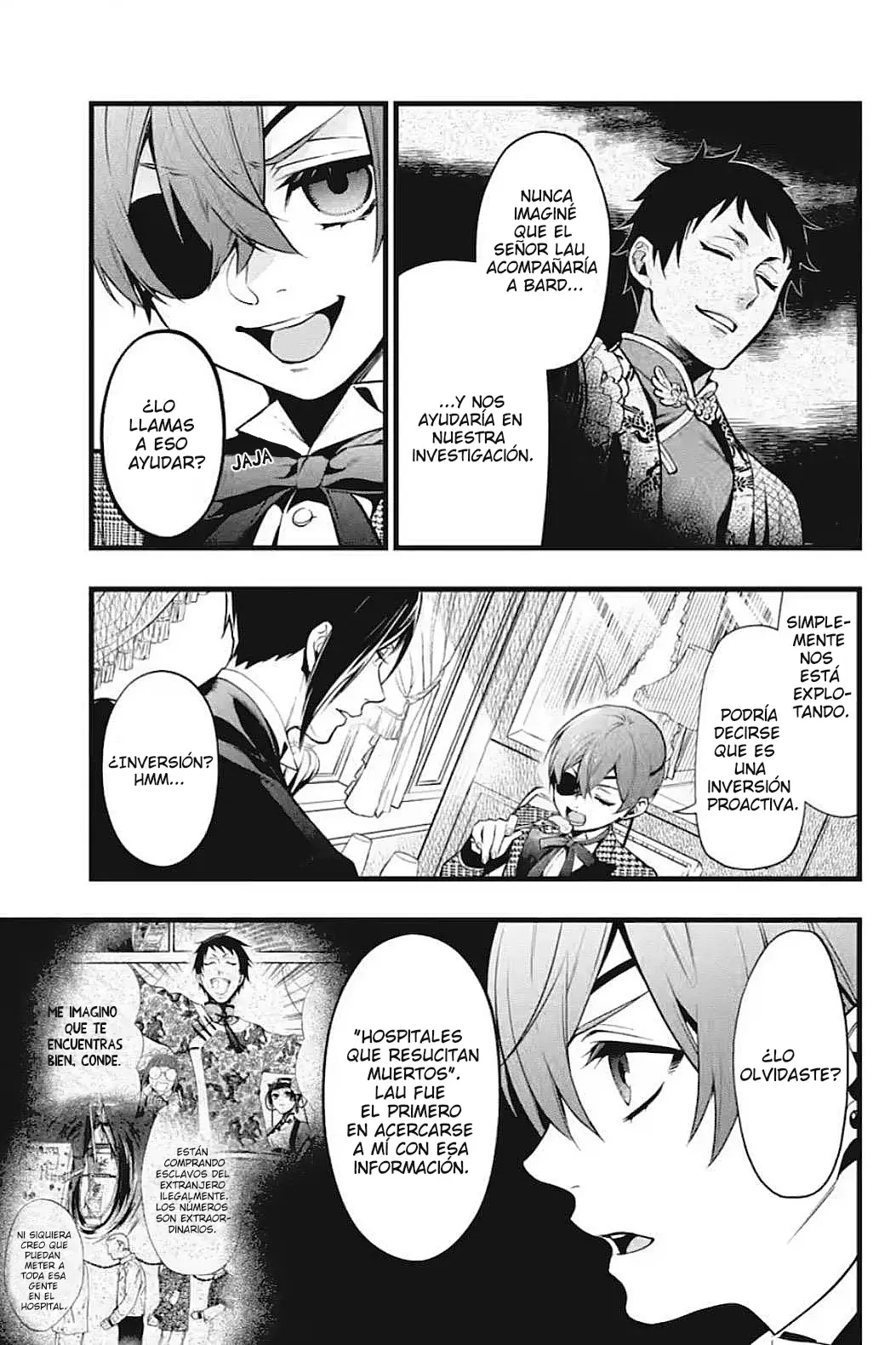 Black Butler capítulo 212, página 8