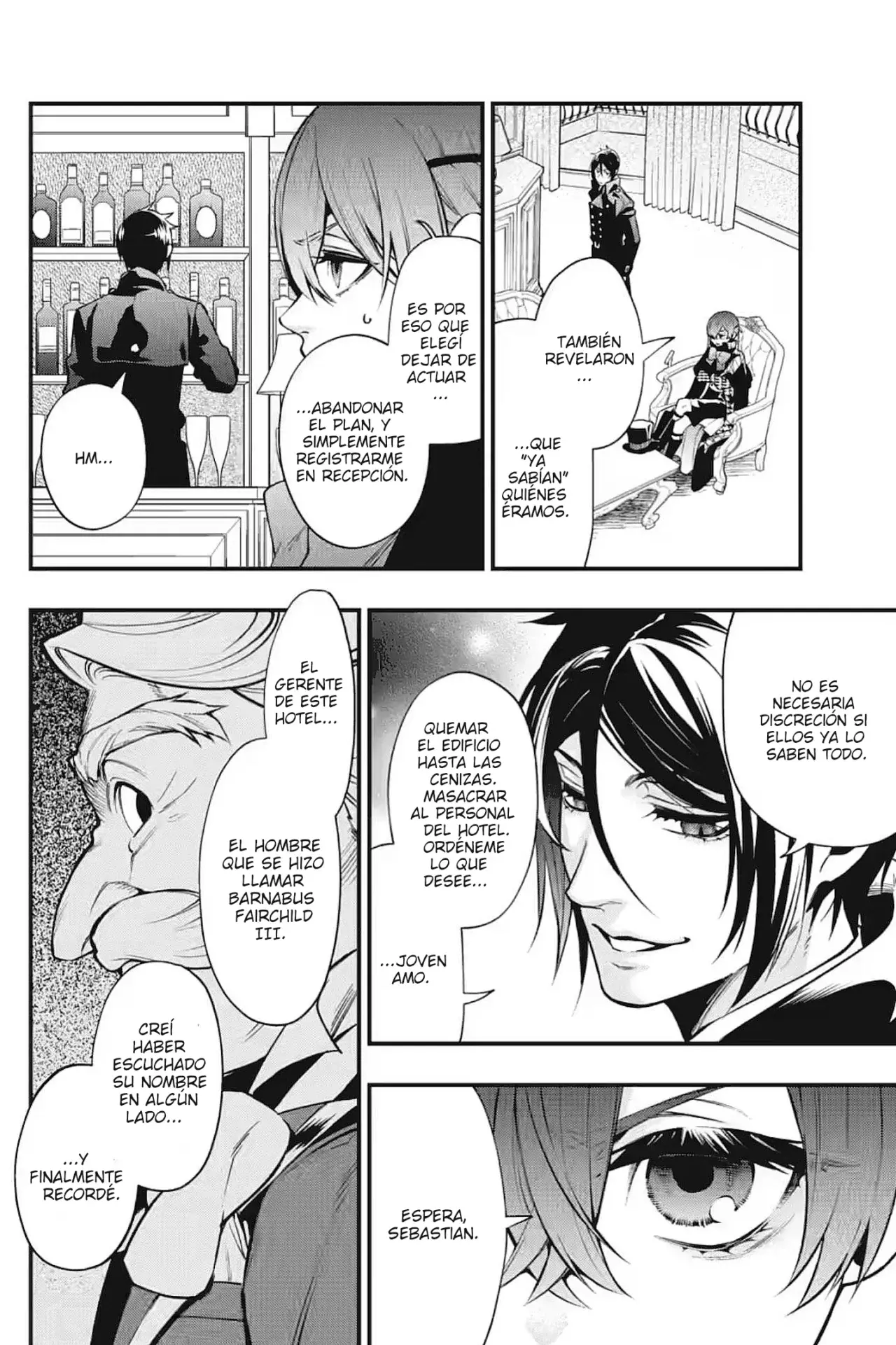 Black Butler capítulo 214, página 18