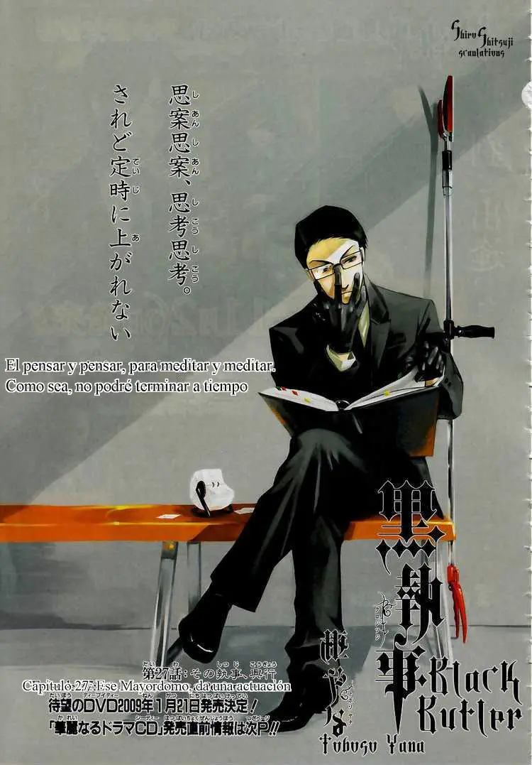 Black Butler capítulo 27, página 1