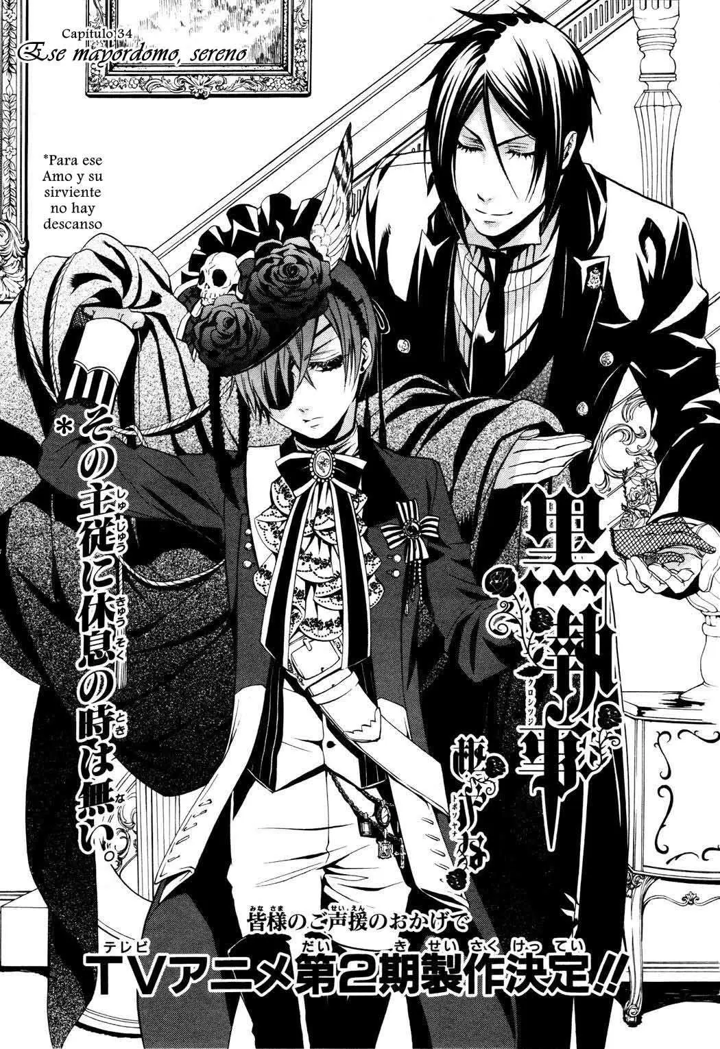Black Butler capítulo 34, página 1