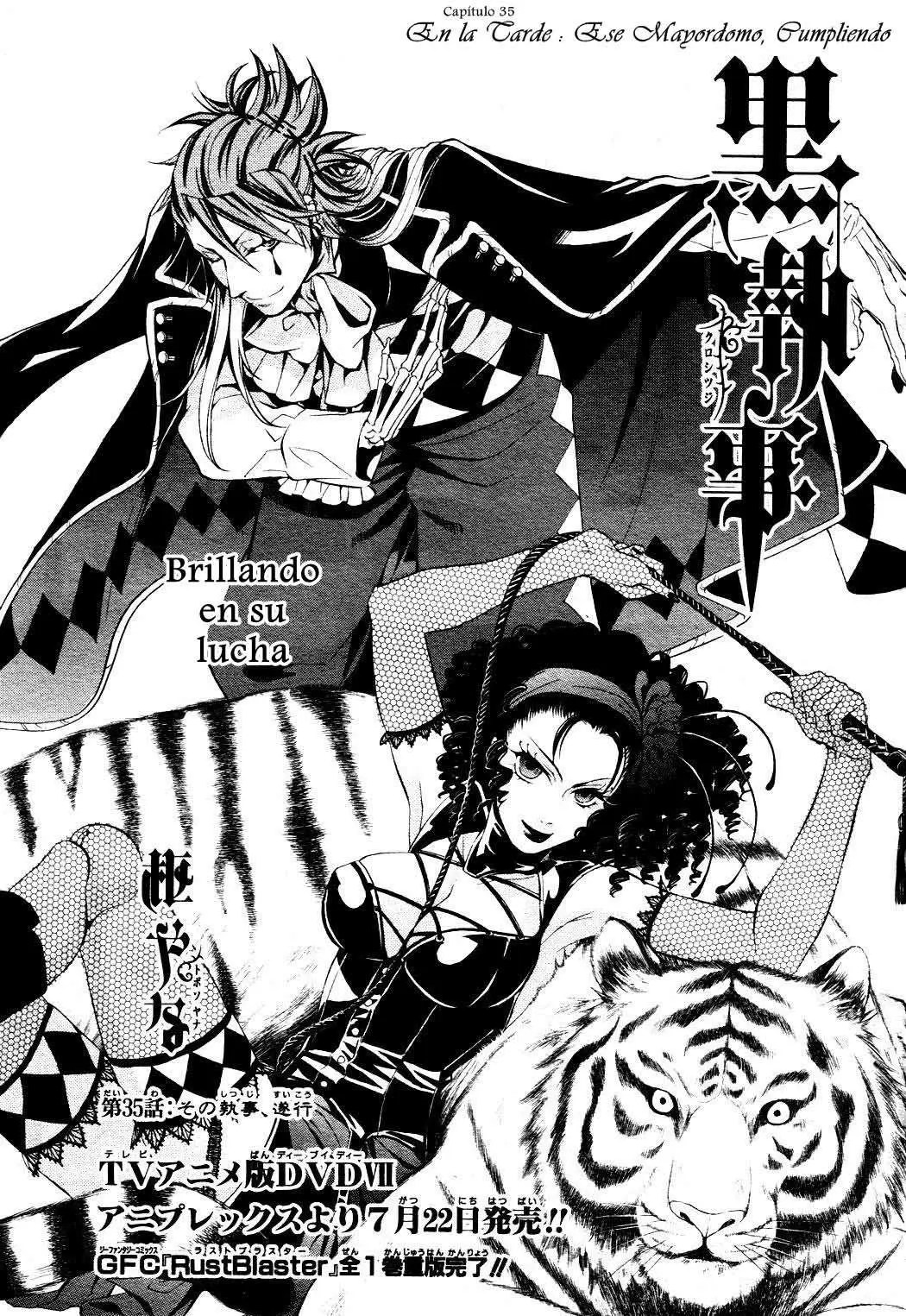 Black Butler capítulo 35, página 2