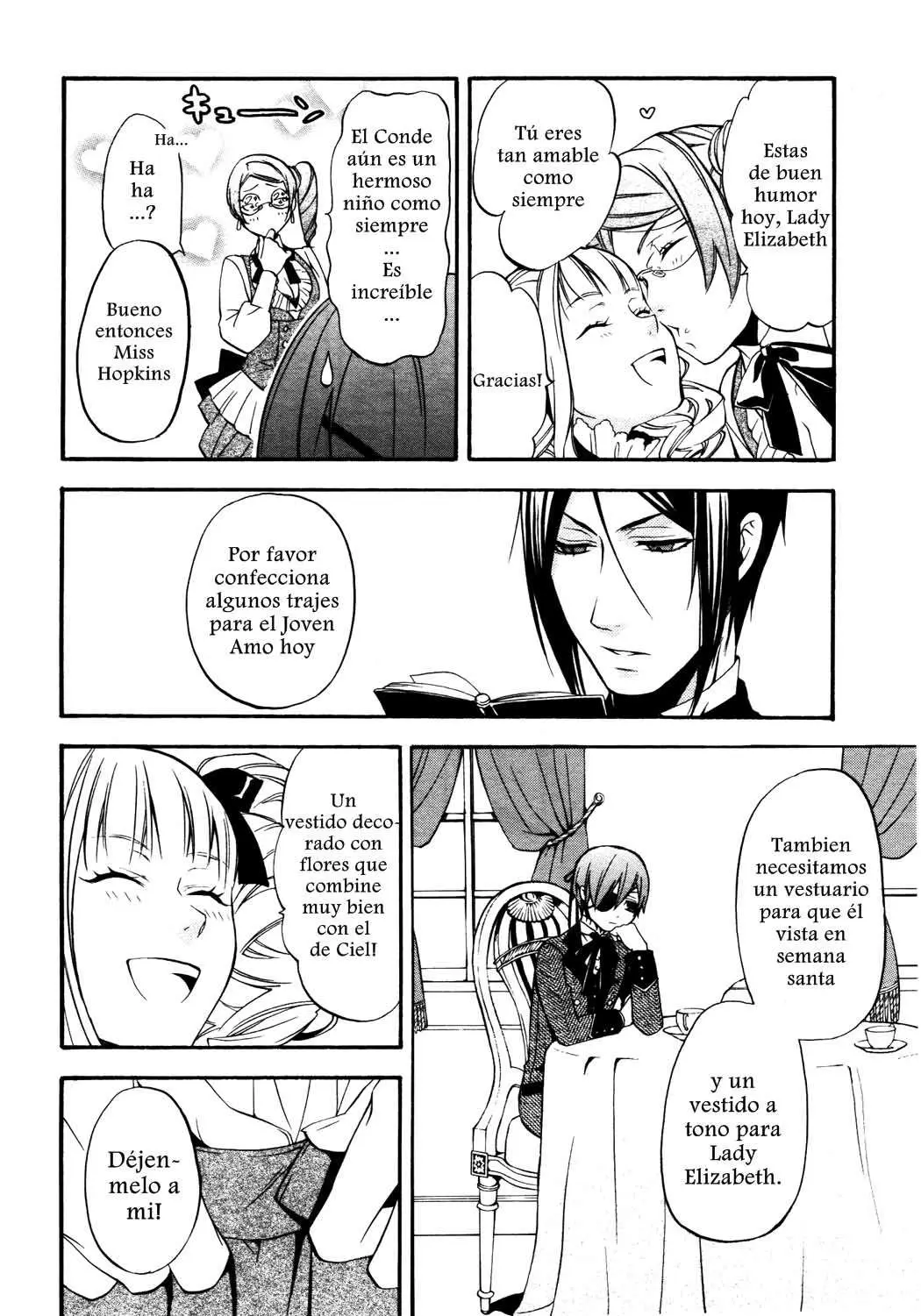 Black Butler capítulo 37, página 12