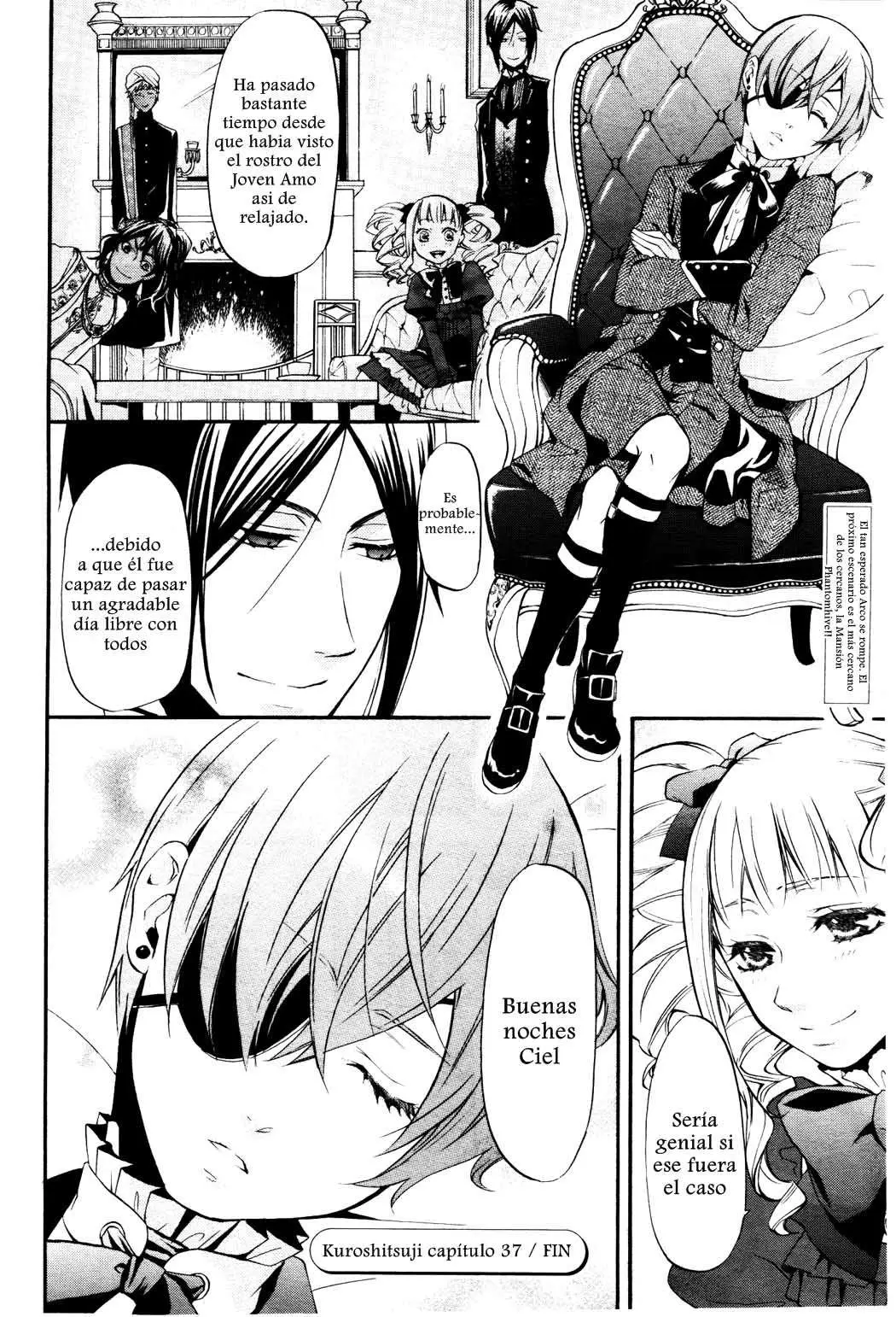 Black Butler capítulo 37, página 34