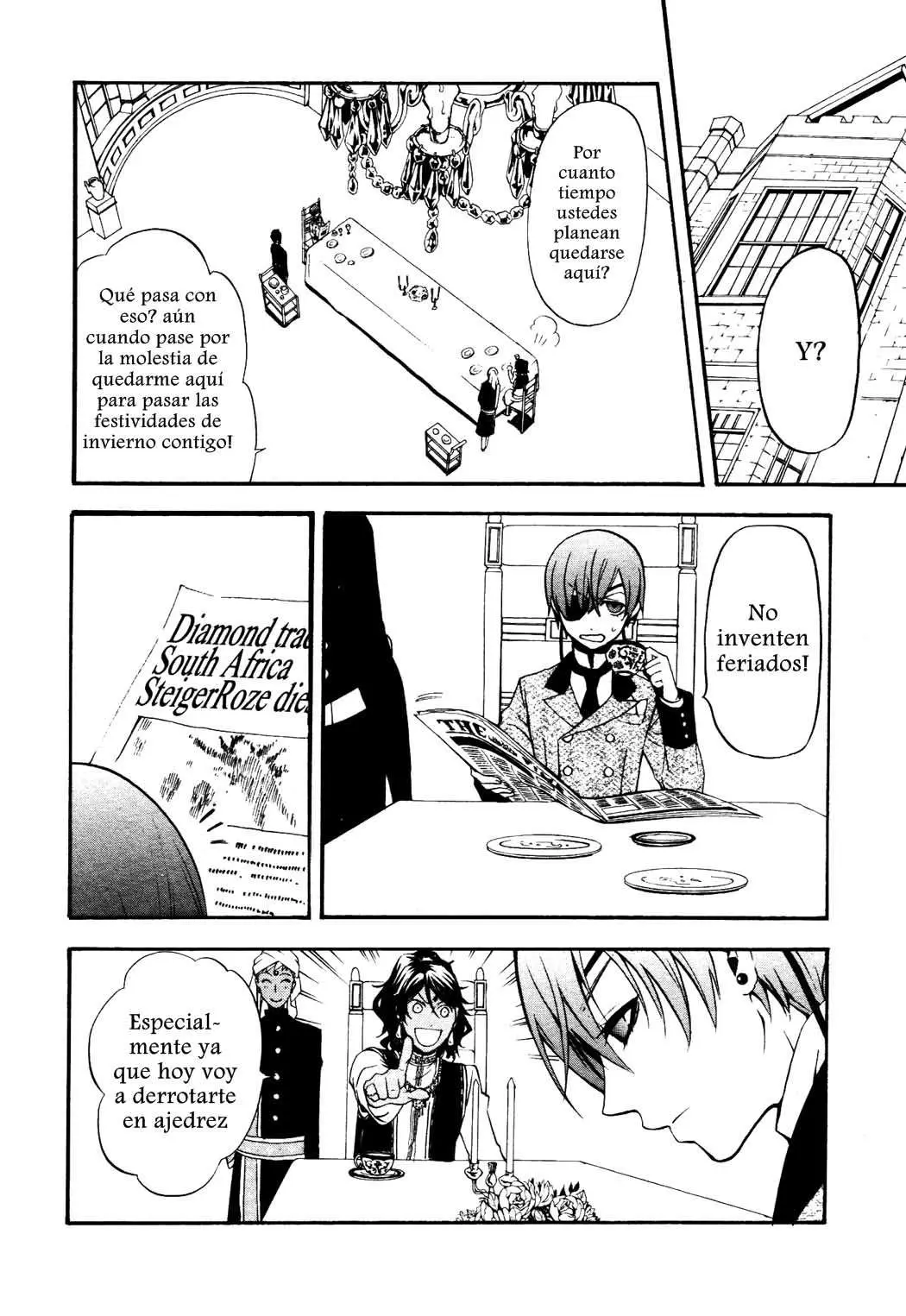 Black Butler capítulo 38, página 6